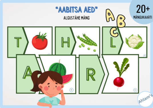 Algustähe mäng - "Aabitsa aed"