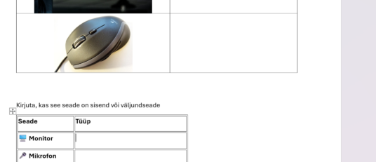 Sisend- ja väljundseadmed