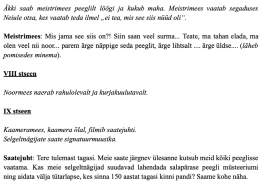 "Peegel" – näidend põhikoolile - Image 3