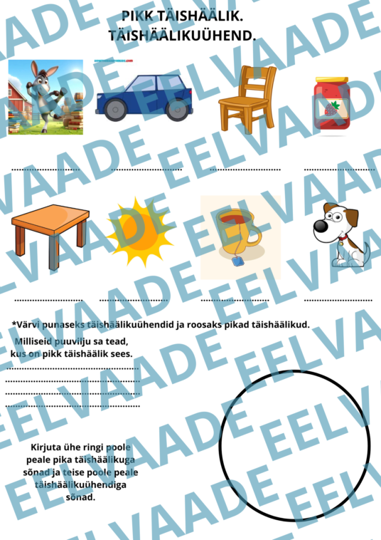 Täishäälikud, pikk täishäälik ja täishäälikuühend.