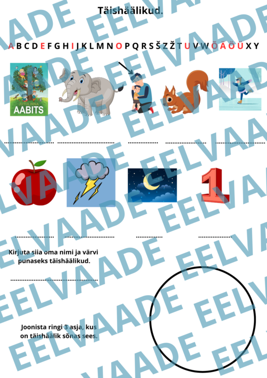 Täishäälikud, pikk täishäälik ja täishäälikuühend. - Image 2