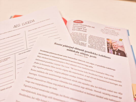 Aeg lugeda: ajalehe graafiline organiseerija