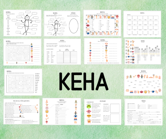 "KEHAOSAD - töölehtede komplekt"