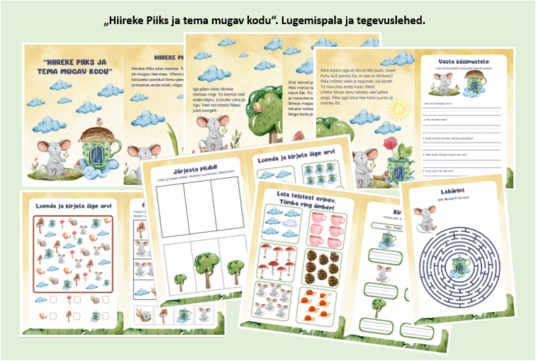 Hiireke Piiks. Lugemispala ja tegevuslehed