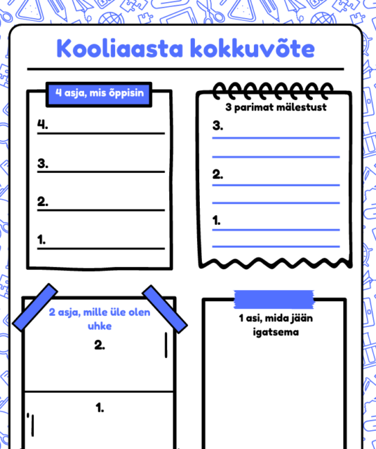 Minu kooliaasta kokkuvõte - Image 3
