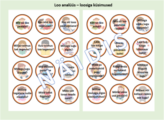 Loo analüüs - loosiga küsimused