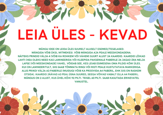 LEIA ÜLES - KEVAD