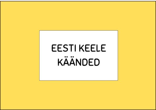 Eesti keele käänete õppekaardid