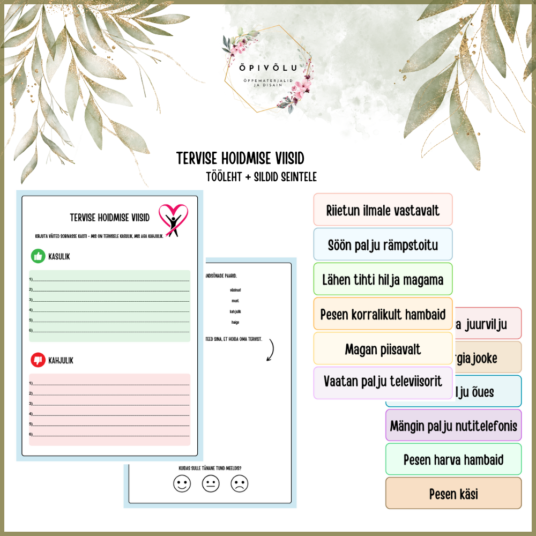 Tervise hoidmise viisid