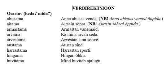 Verbirektsioon
