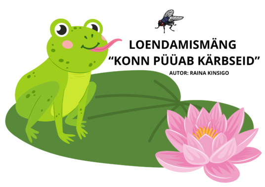 Loendamismäng “Konn püüab kärbseid” (loendamine 1-12ni)