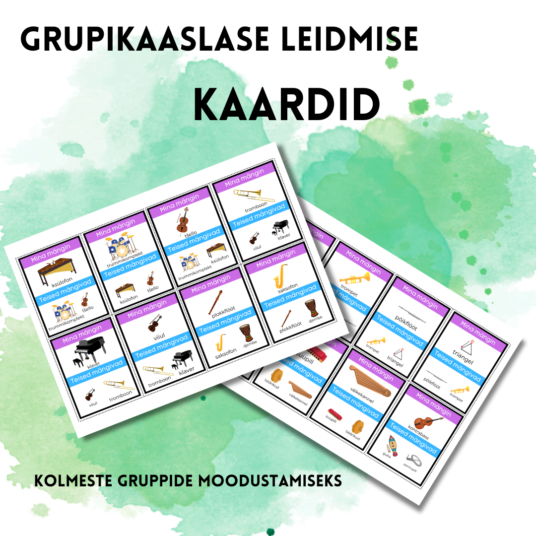 Grupikaaslase leidmise kaardid - 3ne grupp