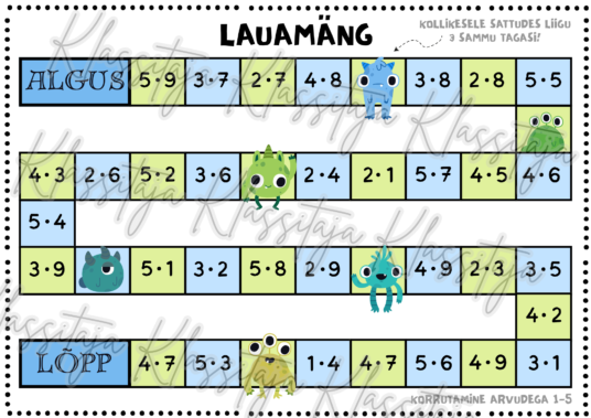 LAUAMÄNGUD "KORRUTA JA JAGA" - Image 2