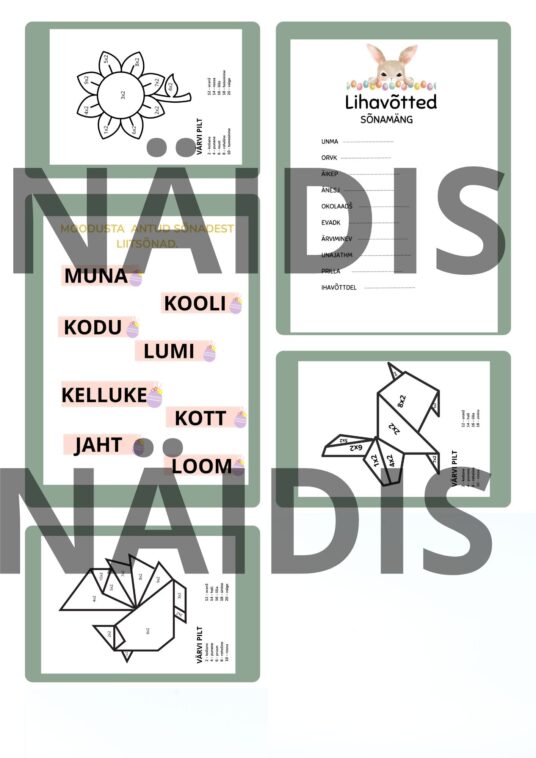 Lihavõtte ülesanded