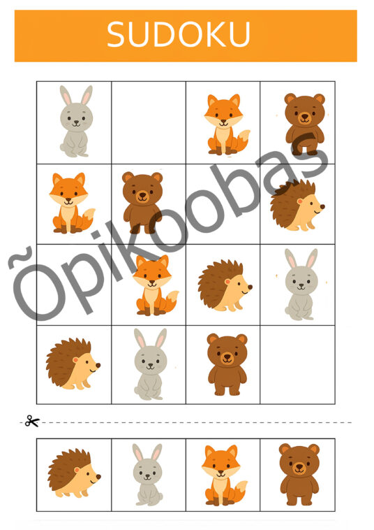 Laste sudoku