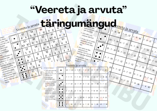 Veereta ja arvuta matemaatikamäng