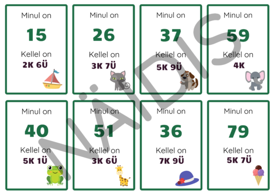 Minul on, Sinul on, ÜHELISED JA KÜMNELISED