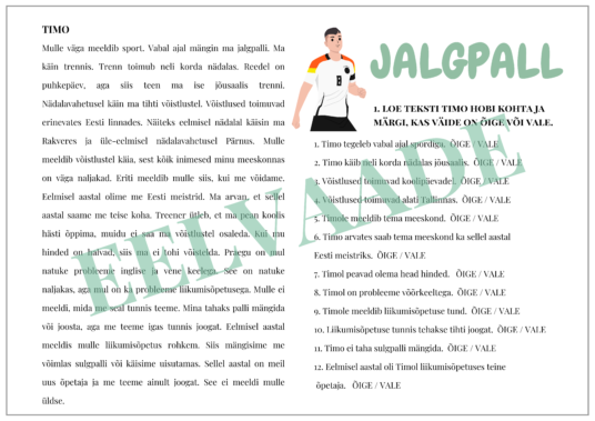 "VABA AEG / HOBID - töölehtede komplekt" - Image 12