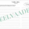 "VABA AEG / HOBID - töölehtede komplekt" - Image 18