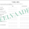 "VABA AEG / HOBID - töölehtede komplekt" - Image 17