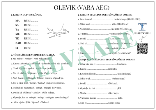"VABA AEG / HOBID - töölehtede komplekt" - Image 19