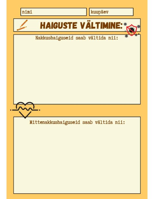 HAIGUSED - TÖÖLEHED RÜHMATÖÖKS VÕI VASTASTIKUSEKS ÕPETAMISEKS - Image 2
