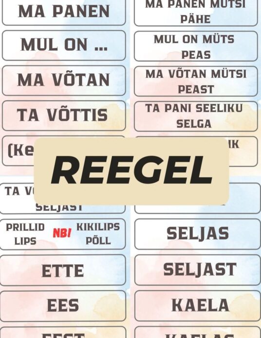 Reegel "panema-olema-võtma"