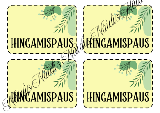 Hingamispaus - kaardid ja plakat - Image 4