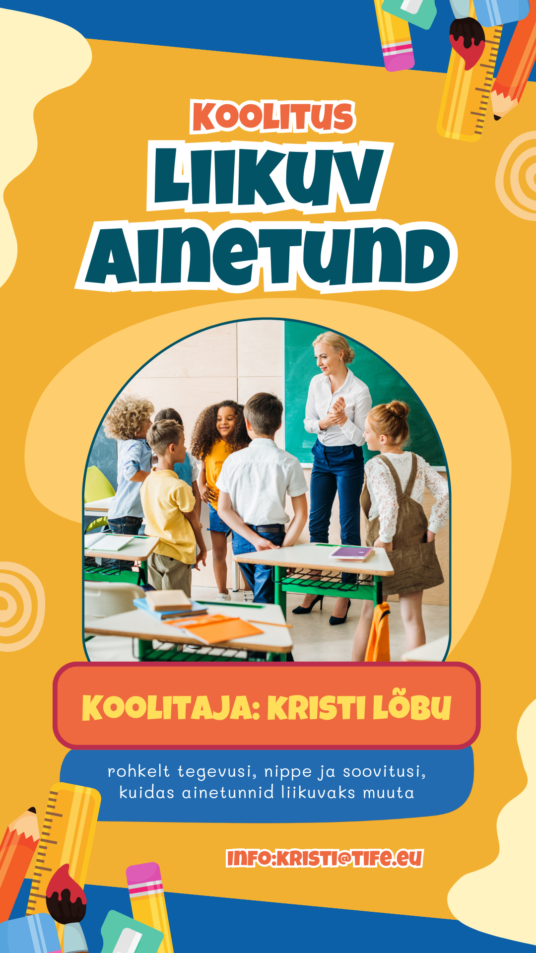 Koolitus "Liikuv ainetund"