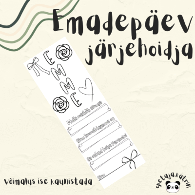 Emadepäev - järjehoidja