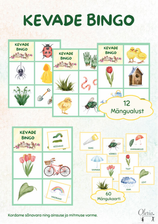 Kevade BINGO