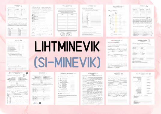 -SI-MINEVIK (LIHTMINEVIK) - TÖÖLEHTEDE KOMPLEKT