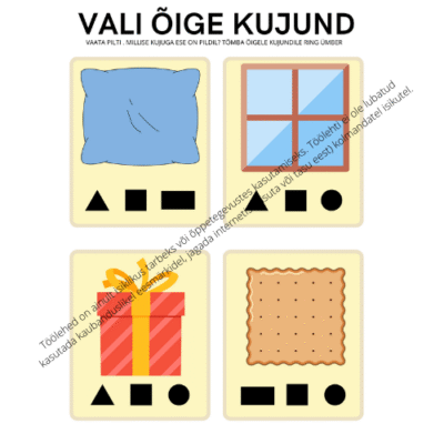 VALI ÕIGE KUJUND