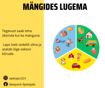 Mängides lugema