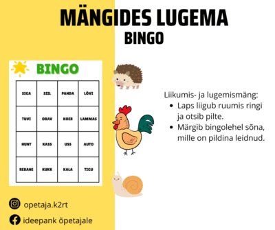 Liikudes lugema