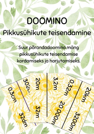 Doomino - pikkusühikute teisendamine