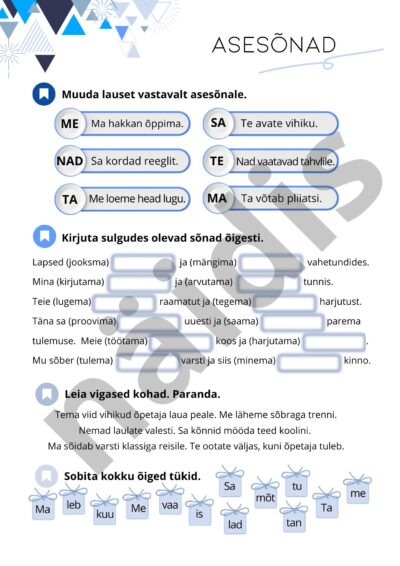 Asesõnad