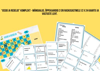 "Ussid ja redelid" mängukomplekt (6. klass matemaatika kordamine)
