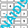 Numbrite ja arvude doomino (1-10ni)