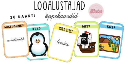 Looalustajad – õppekaardid