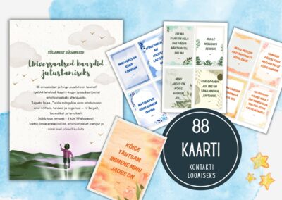 UNIVERSAALSED KAARDID JUTUSTAMISEKS. 88 kaarti. Vanusele 5-99.