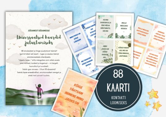 UNIVERSAALSED KAARDID JUTUSTAMISEKS. 88 kaarti. Vanusele 5-99.