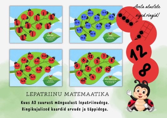 LEPATRIINU MATEMAATIKA. 6 ÕPPEMÄNGU.
