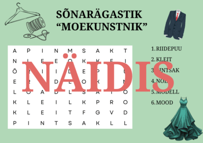 Sõnarägastik "Moekunstnik"