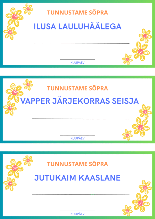 TUNNUSTAME SÕPRU - Image 5