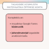 Tagasiside küsimustik matemaatika õppimise kohta - Image 2