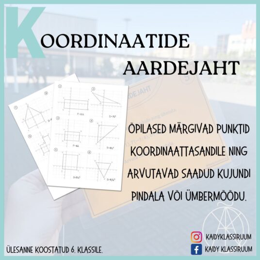Koordinaatide aardejaht 6.klassile