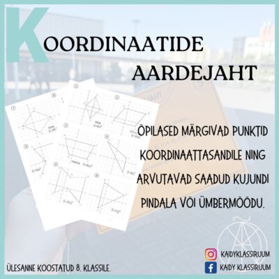 Koordinaatide aardejaht 8.klassile