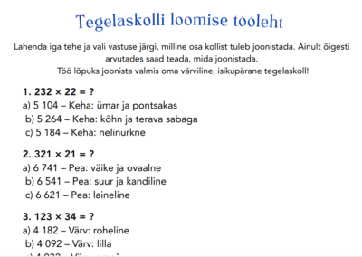 kahekohalise arvuga korrutamine ja jagamine