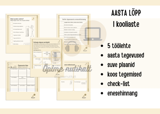 Aasta lõpu tegevused I kooliastmele